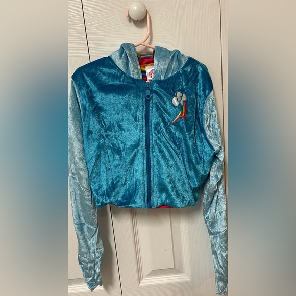 ✨My Little Pony✨Rainbow Dash✨Children’s Cosplay Zip Up Hoodie Size M(8-10)✨ - Picture 7 of 7